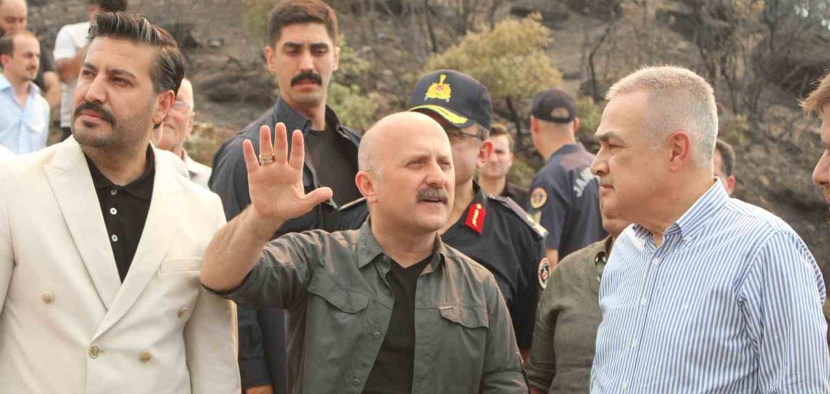 Aydın’daki orman yangınına 260 araç, 11 hava aracı ve 805 personelle müdahale sürüyor