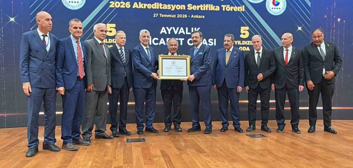 Ayvalık Ticaret Odası 4. kez üst üste 5 Yıldızlı Akreditasyon aldı