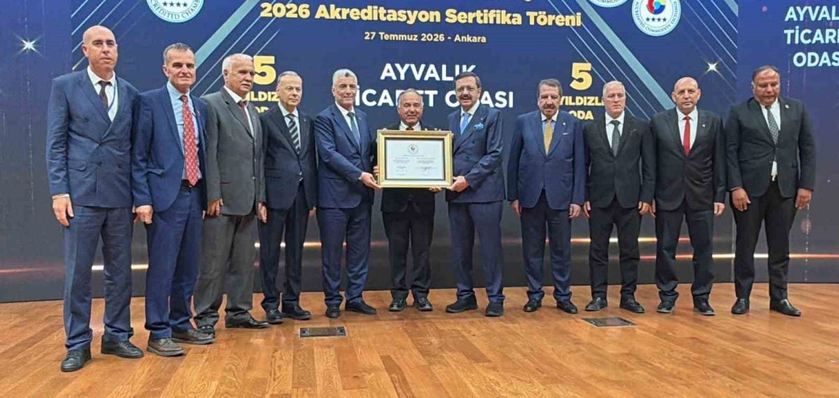 Ayvalık Ticaret Odası dördüncü kez 5 yıldızlı akreditasyon aldı