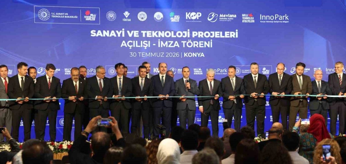 Bakan Kacır Konya’da 33 proje için protokol imzaladı, 12 proje açıldı