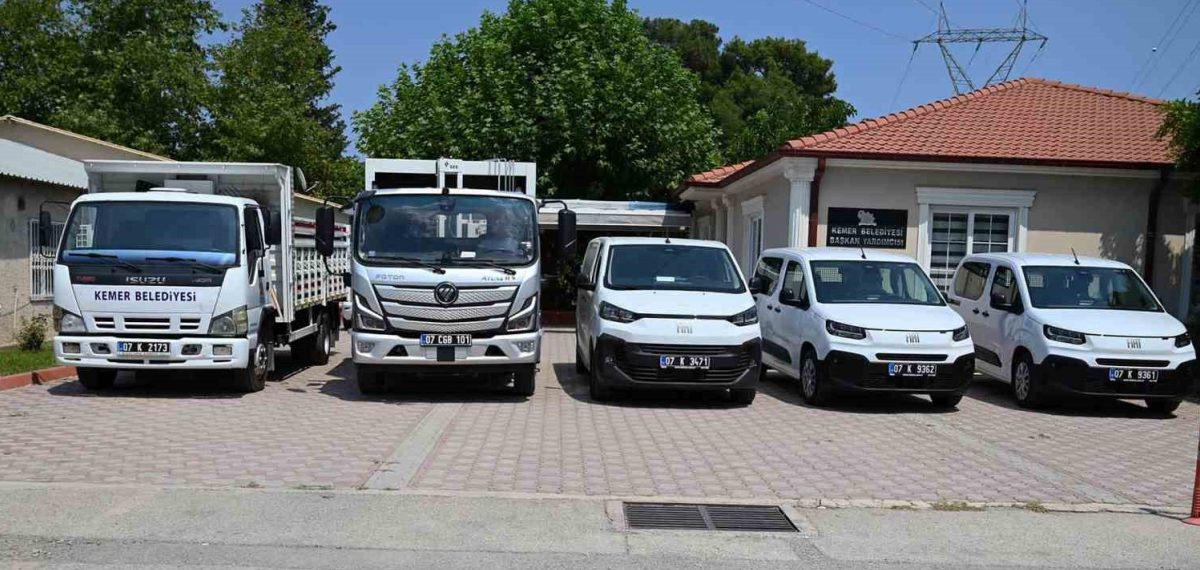Belediye araç filosu büyüyor: 5 yeni araç teslim alındı, toplam yatırım 18.364.300 TL
