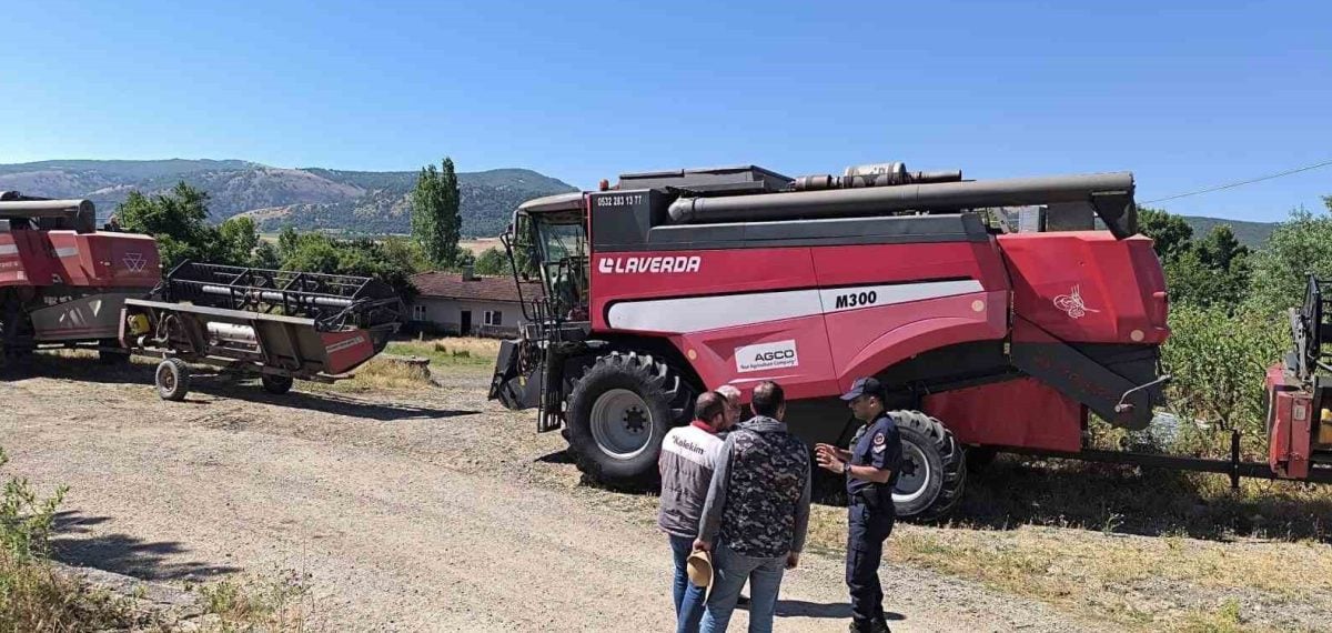 Biçerdöver kaynaklı yangınlara karşı Bozüyük’te operatörlere sıkı uyarı