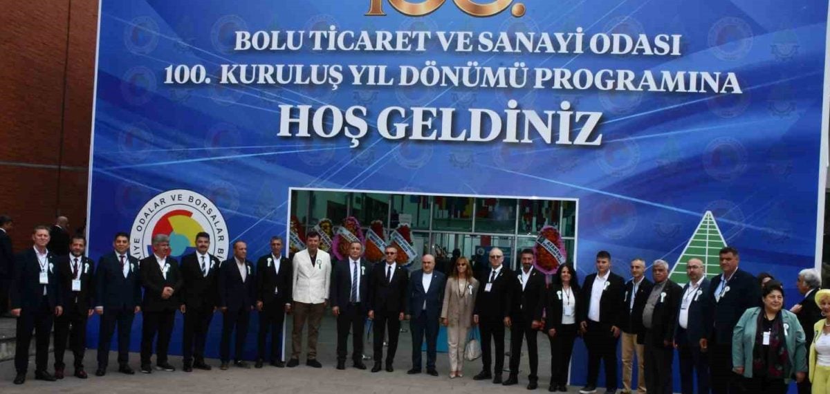 Bolu TSO’nun 100. kuruluş yıldönümüne katılan Aydın TB başkanı Çondur konuştu