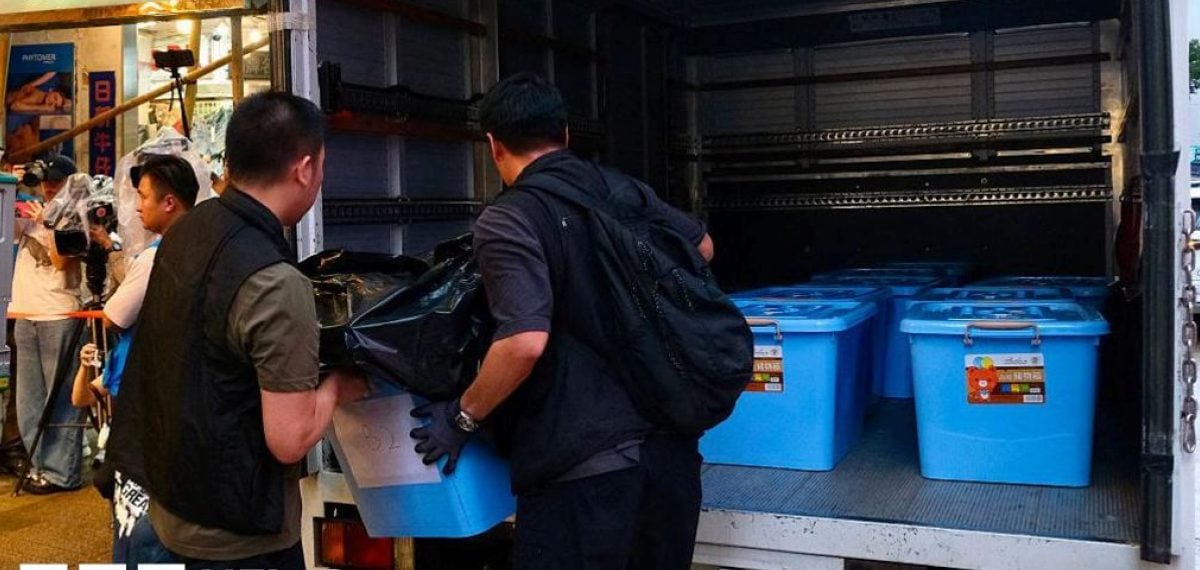 Bookshop raids in Hong Kong lead to five arrests under sedition allegations