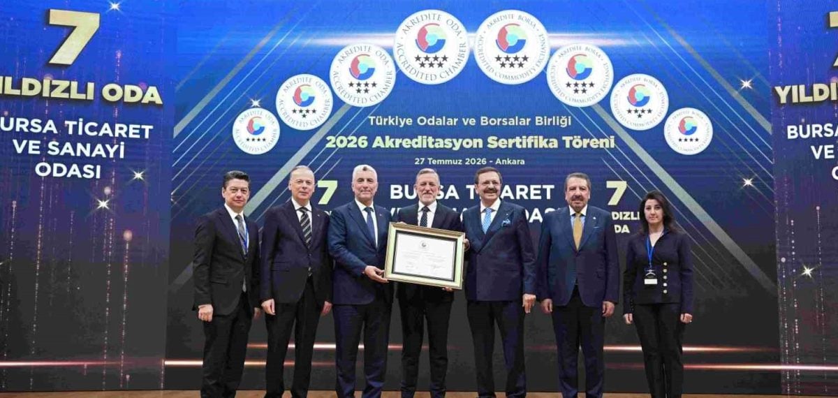 BTSO’ya TOBB’dan 7 yıldızlı akreditasyon belgesi verildi