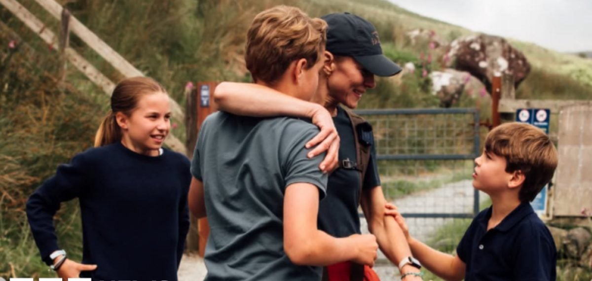 Catherine reunites with family on Snowdon after completing Three Peaks Challenge for The Royal Marsden