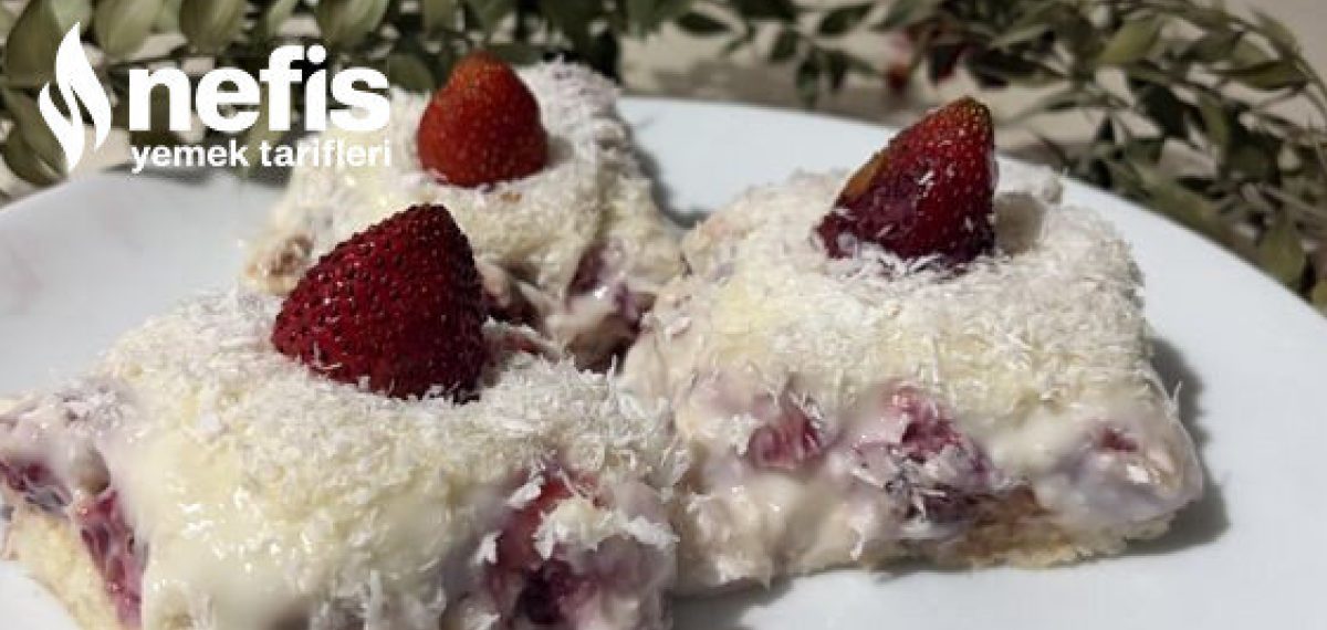 Coco çilekli pasta tarifi: malzemeler ve yapılışı