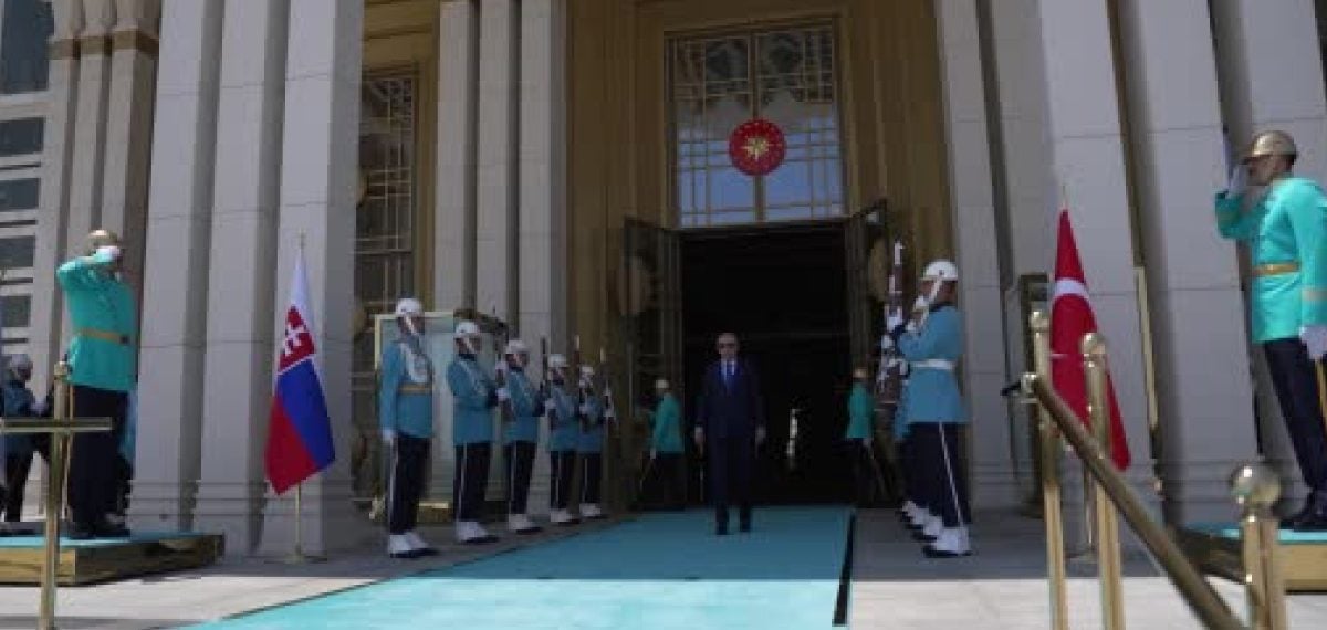 Cumhurbaşkanı Erdoğan, Slovakya Cumhurbaşkanı Pellegrini ile Ankara’da görüştü