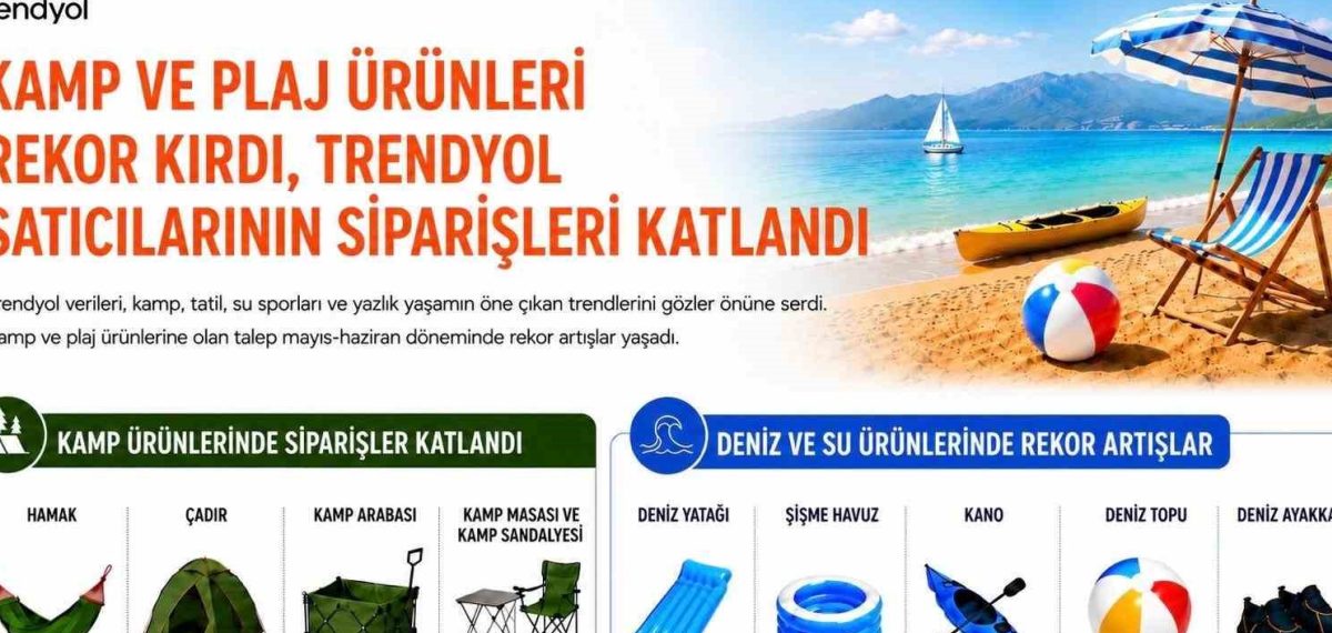 Deniz ve kamp ürünlerinde sipariş patlaması: Deniz yatağı yüzde 1.034 arttı
