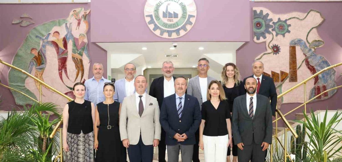 Denizli OSB ve GESİFED heyeti iş birliği ziyaretinde bir araya geldi