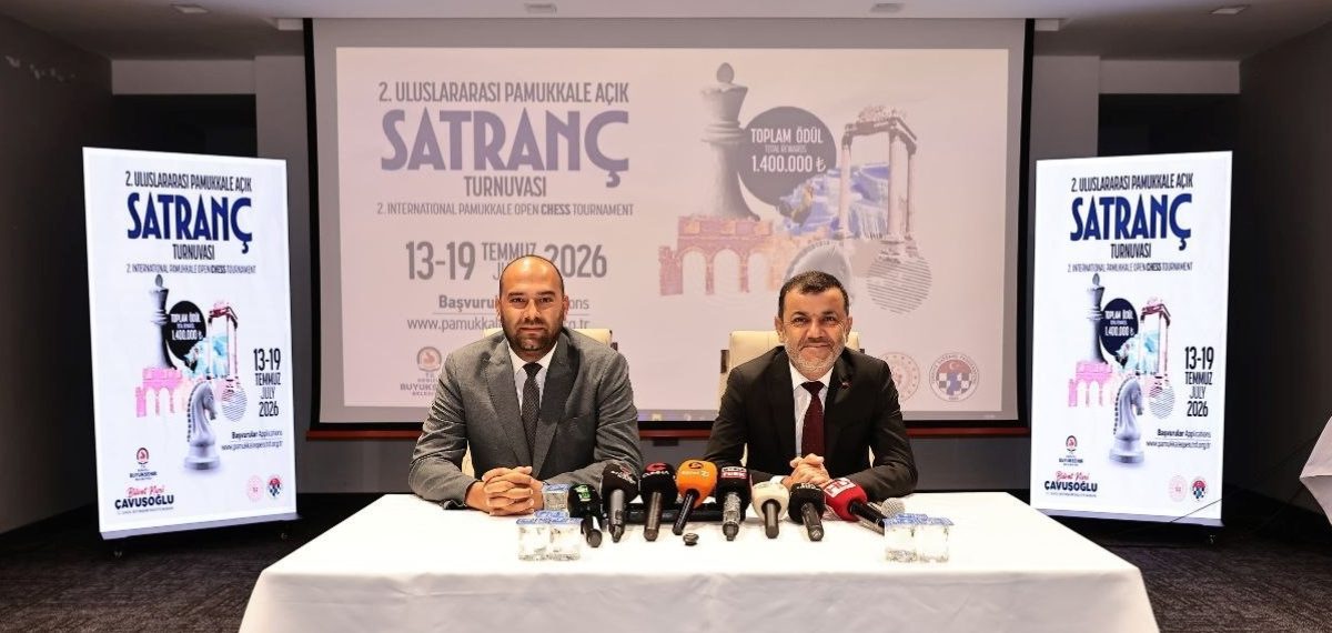 Denizli’de 2. Uluslararası Pamukkale Açık Satranç Turnuvası 13-19 Temmuz’da başlıyor