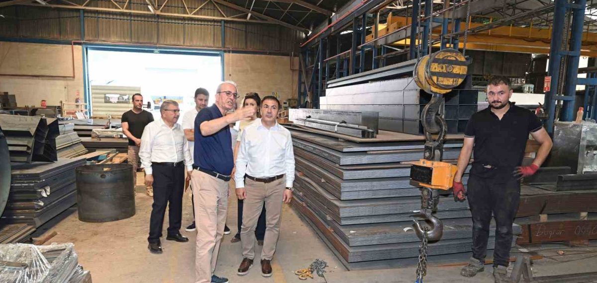 Denizli’de DTO Başkanı sahada: Demir-çelikten tekstile üretim ve ihracat vurgusu