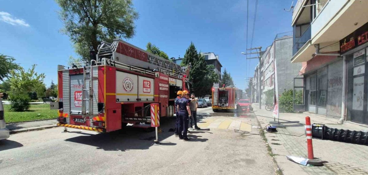 Eskişehir’de iş yerinde çıkan yangında 6 kişi dumandan etkilendi