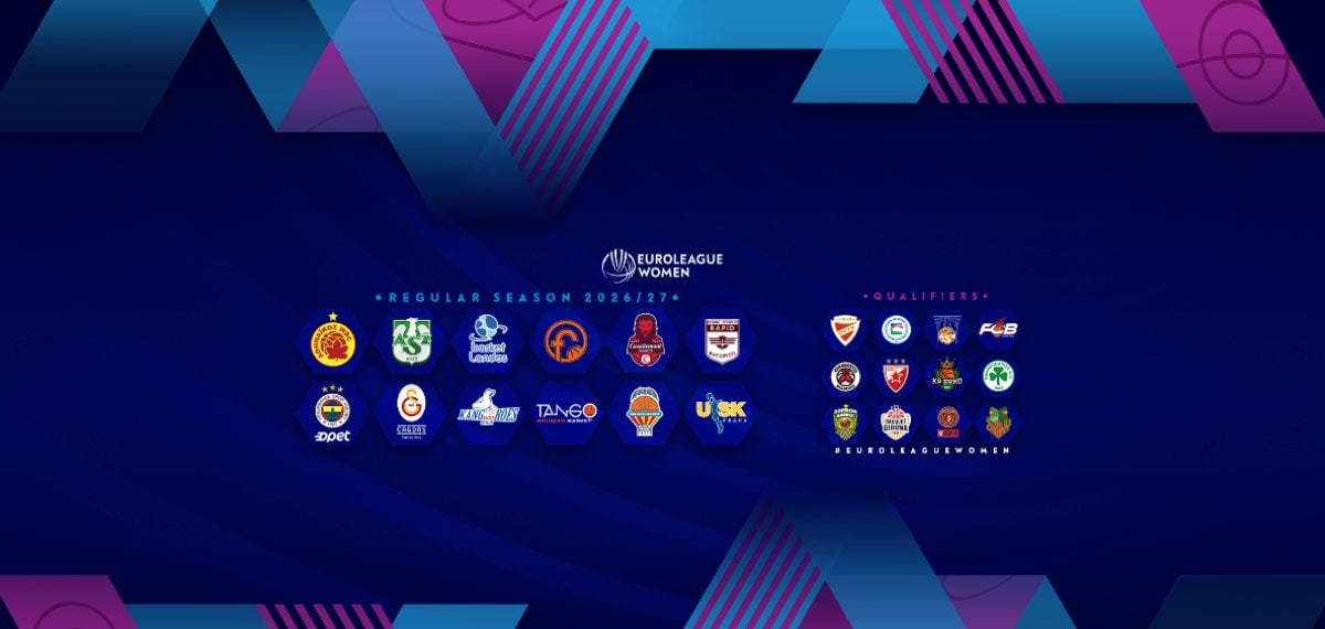 Fenerbahçe, Galatasaray ve Emlak Konut’un da yer aldığı 2026-27 Kadınlar Euroleague kadrosu açıklandı