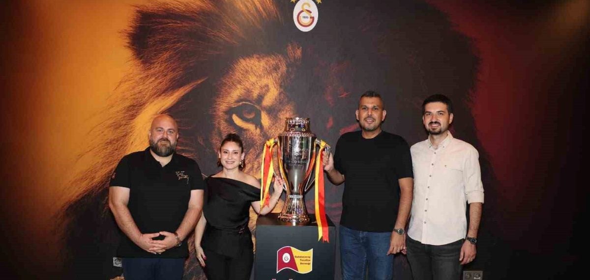Galatasaray kupası Silifke’ye getirildi, taraftarlar coşkuyla karşıladı