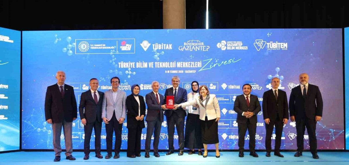 Gaziantep Bilim Şahinbey, TÜBİTAK’tan “En Çok Atölye Etkinliği” ödülünü aldı