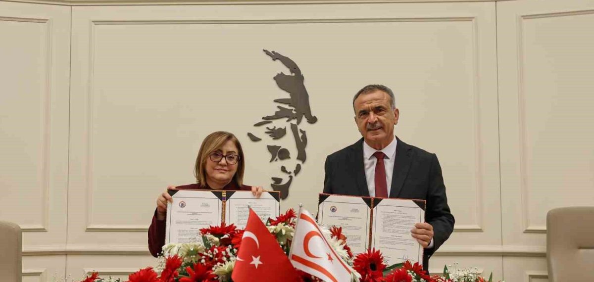 Gaziantep ile Gazimağusa kardeş şehir protokolü imzaladı, iş birliği projeleri başladı