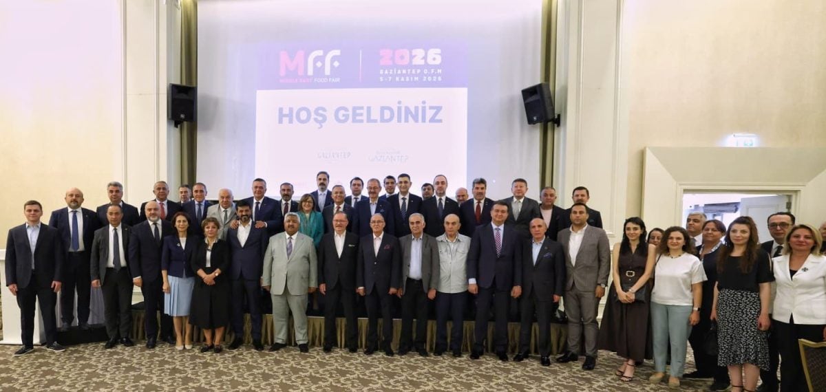 Gaziantep’te Gıda Sektörü ve MFF Orta Doğu Gıda Fuarı için ortak akıl toplantısı yapıldı