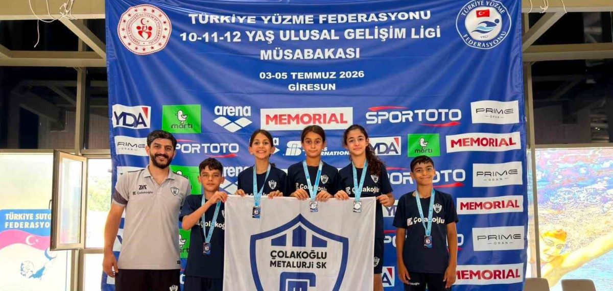 Giresun’da Çolakoğlu Metalurji yüzücüleri Türkiye Finalleri’ne yükselmeye hak kazandı
