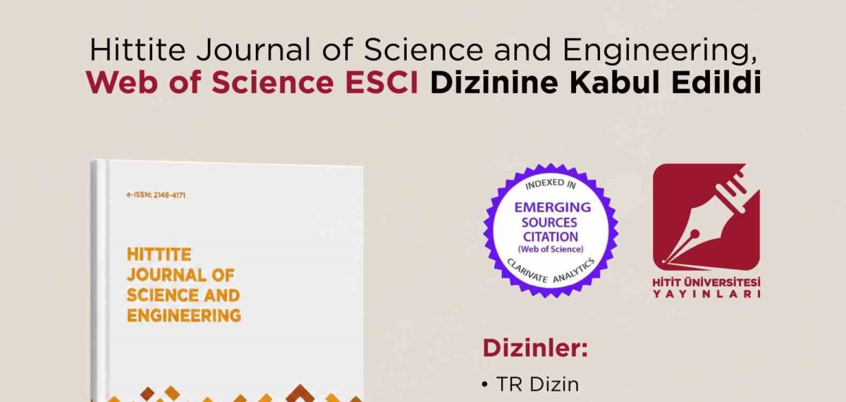Hitit Üniversitesi dergisi HJSE Web of Science ESCI’ye kabul edildi