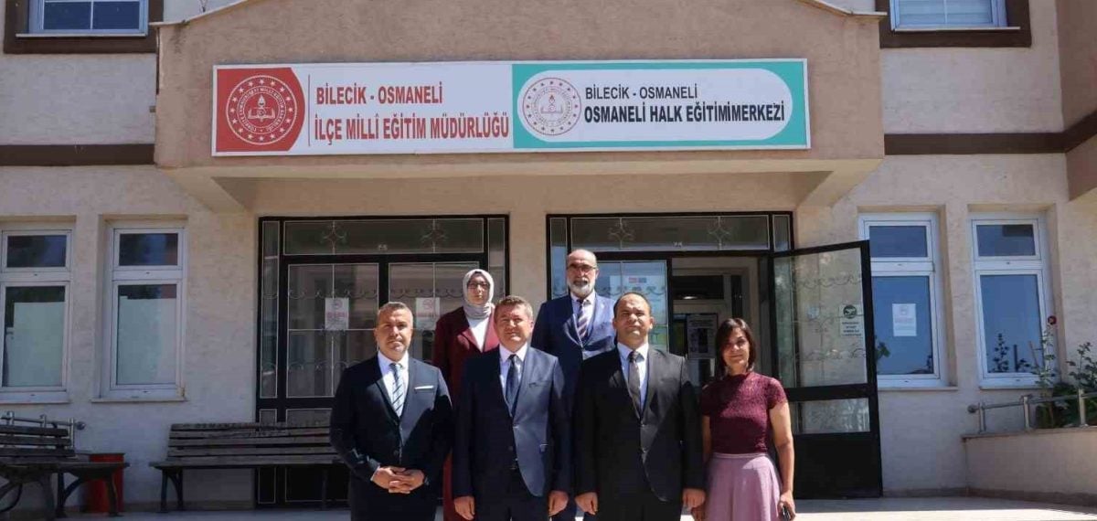 İl Milli Eğitim Müdürü Osmaneli’de eğitim ve kurs çalışmalarını inceledi