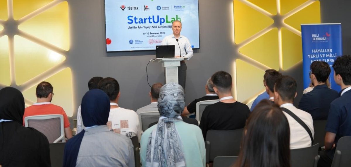İnönü Üniversitesi’nde StartUpLab atölyesi başladı: Liselilere yapay zekâ girişimciliği eğitimi veriliyor