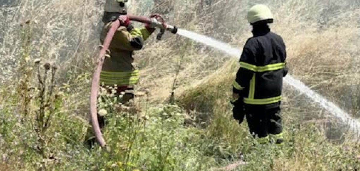 İtfaiye son 3 ayda yaklaşık 300 anız yangınına müdahale etti