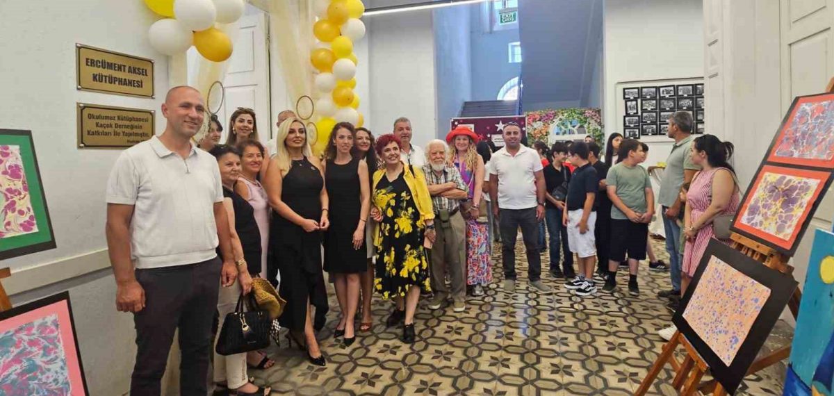 İzmir Ödemiş’te tarihi okulda 4 bin kitaplık modern kütüphane açıldı
