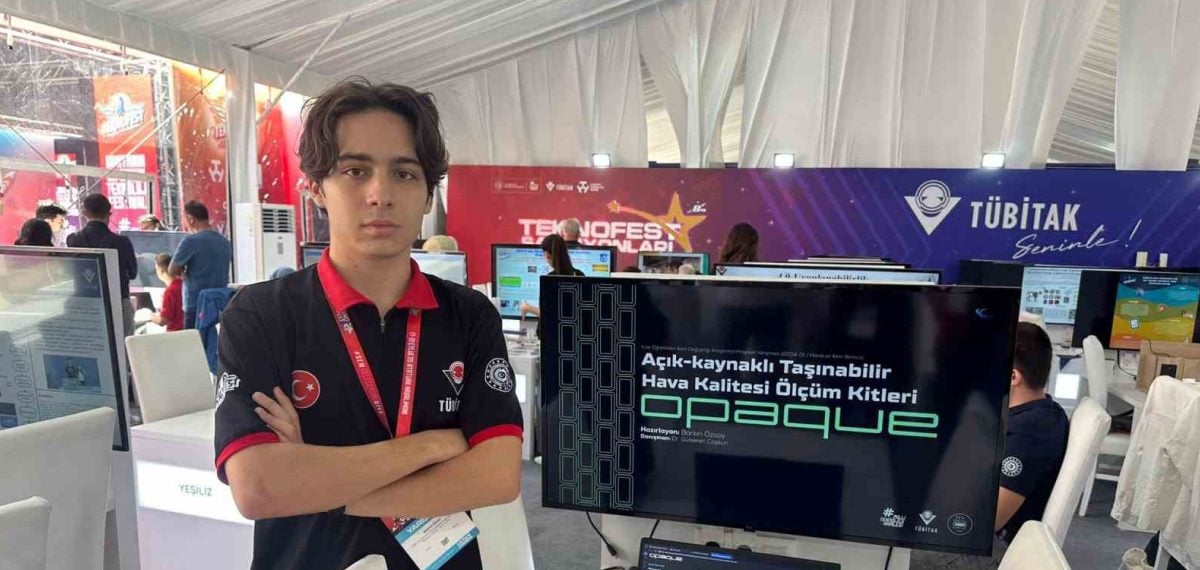 İzmirli lise öğrencisi Barkın Özsoy kutuplarda yerli hava kalitesi kitlerini test etti