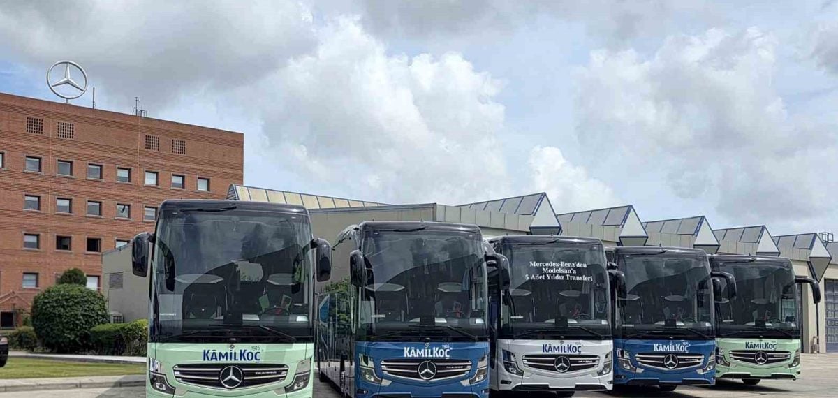 Kâmil Koç filosuna Modelsan tarafından alınan 5 adet 2026 Mercedes Travego katıldı