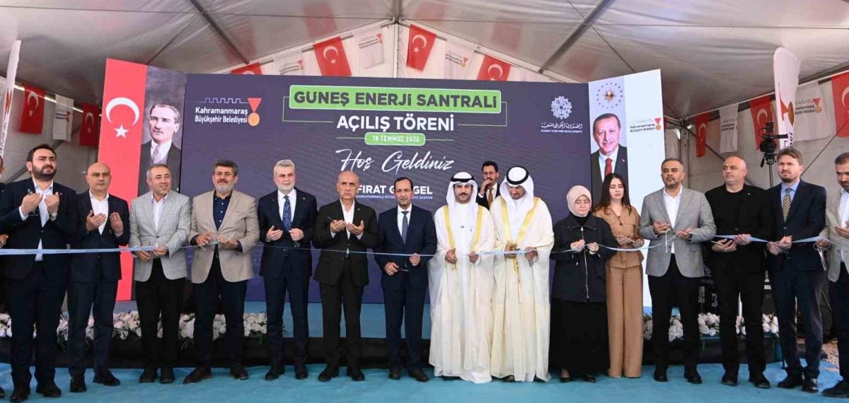 Kahramanmaraş’ta 6 MW’lik Güneş Enerji Santrali hizmete girdi