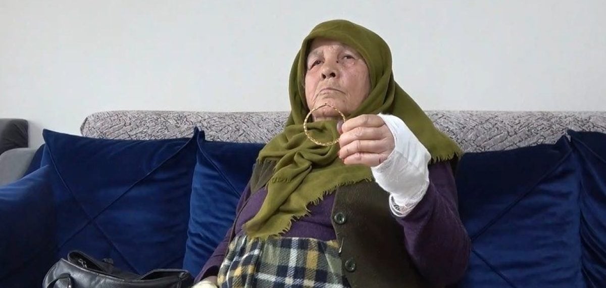 Kahramanmaraş’ta komşusu tarafından bıçaklanan yaşlı kadının bileziği gasbedildi