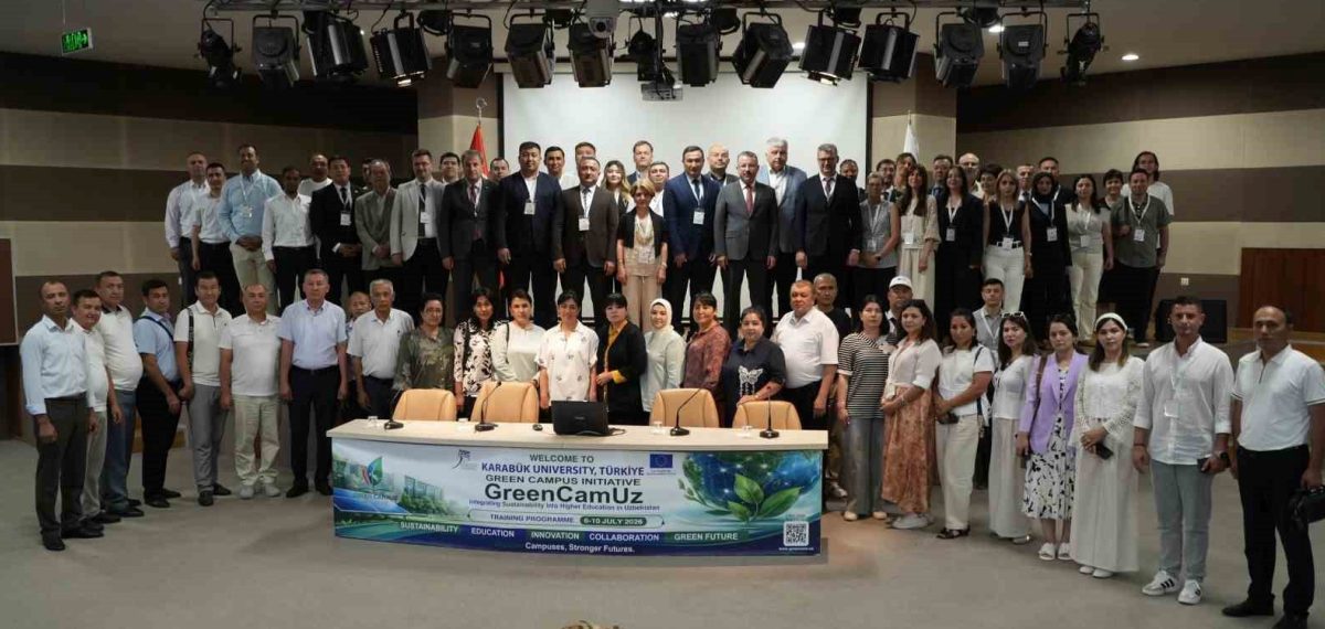 Karabük Üniversitesi ev sahipliğinde GreenCamUz eğitim programı sürdürülebilir kampüs uygulamalarını masaya yatırdı