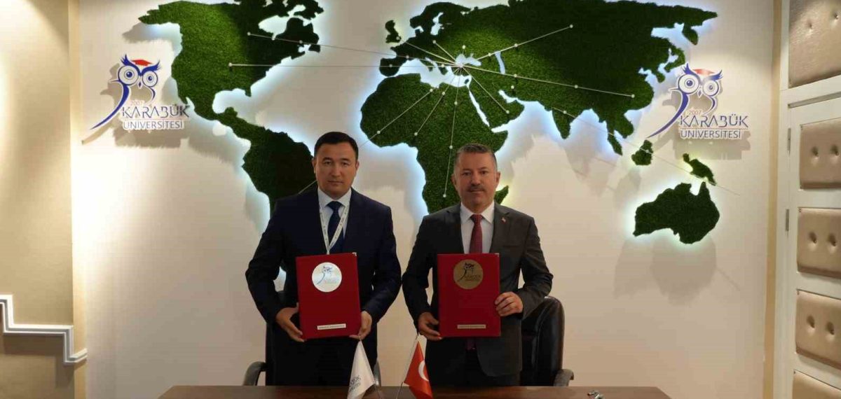 Karabük Üniversitesi ile Alfraganus Üniversitesi arasında akademik iş birliği protokolü imzalandı