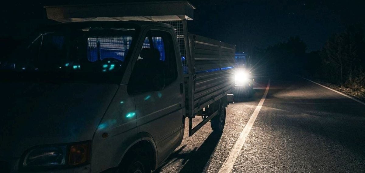 Karapınar’da unutulan anahtarla çalınan kamyonet seyir halindeyken bulundu