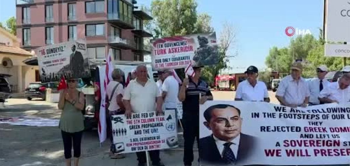 KKTC’de Guterres ziyaretine protesto: BM’nin adadaki rolü eleştirildi