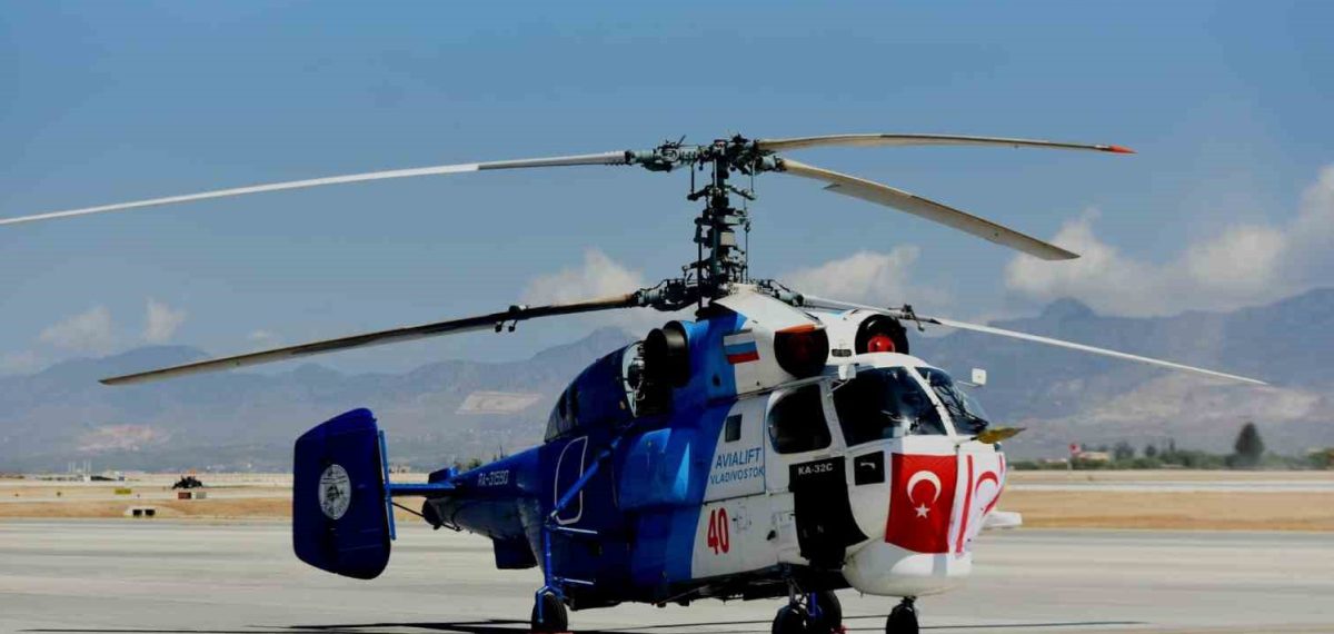 KKTC’ye Ka-32 yangın söndürme helikopteri konuşlandırıldı