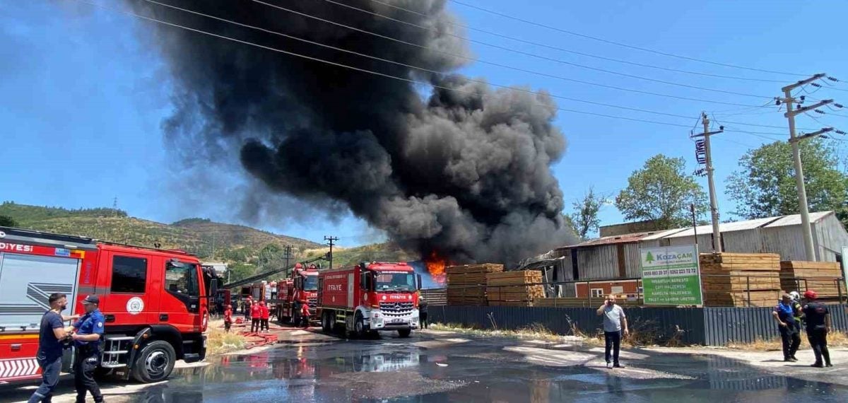 Kocaeli’de boya fabrikasında çıkan yangında bir işçi yaşamını yitirdi, 2 kişi dumandan etkilendi