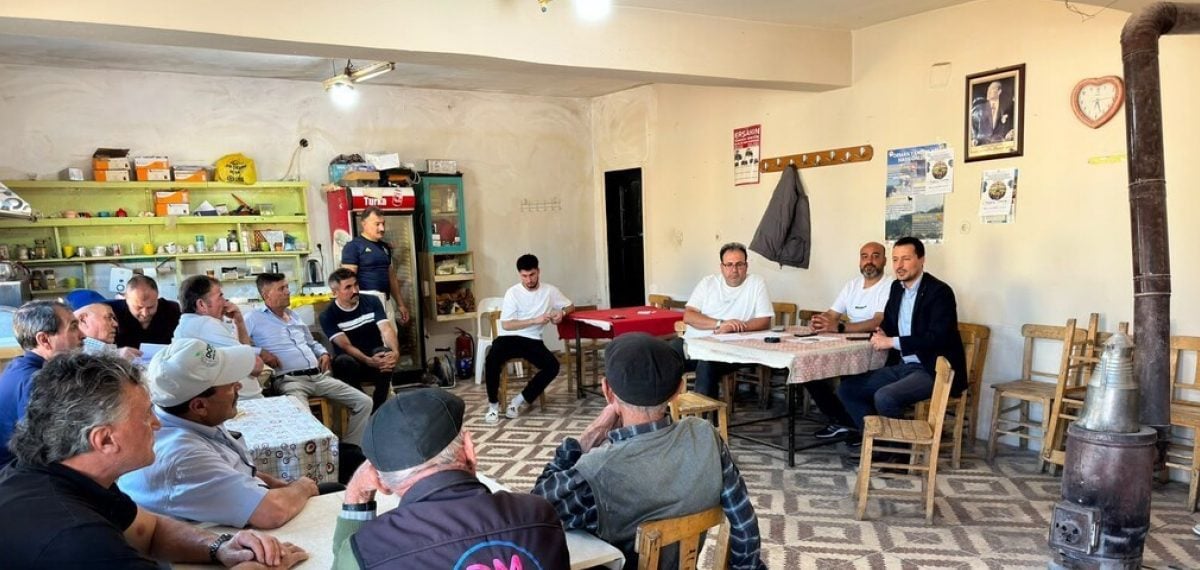 Köy kahvehanesinde iş güvenliği anlatıldı hayata geçecek uygulamalar paylaşıldı