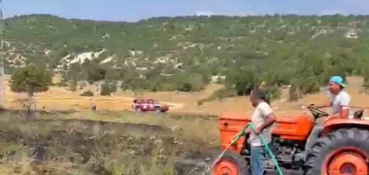 Kütahya’da elektrik hattı kaynaklı orman yangını köylü müdahalesiyle kontrol altına alındı