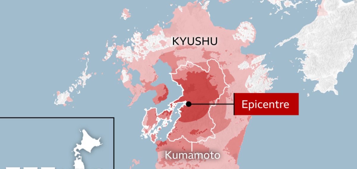 Magnitude 7.1 quake in Kumamoto traps shoppers as mall’s second floor collapses