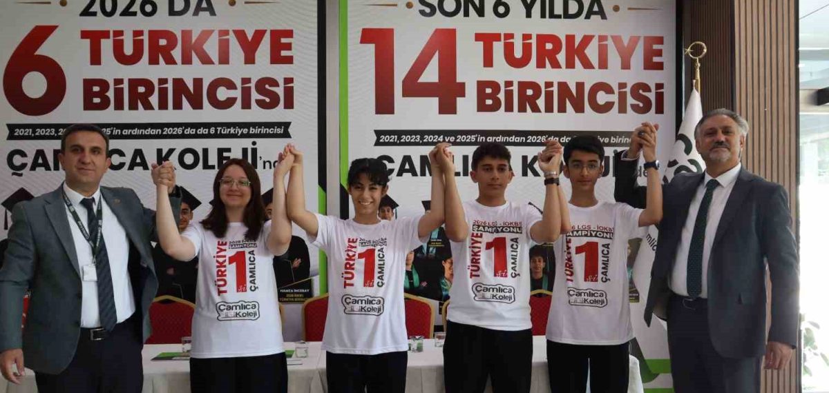 Malatya’daki Çamlıca Koleji öğrencileri 2026’da 6 Türkiye birinciliği elde etti