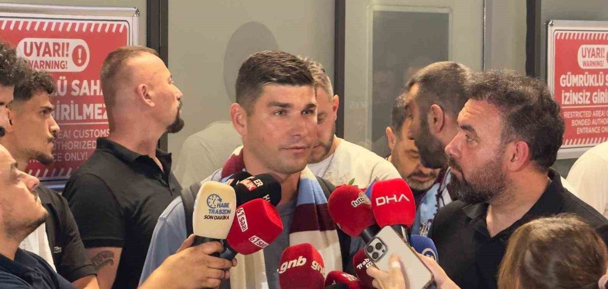 Malinovskyi, Trabzonspor kampına katılmak üzere kente geldi