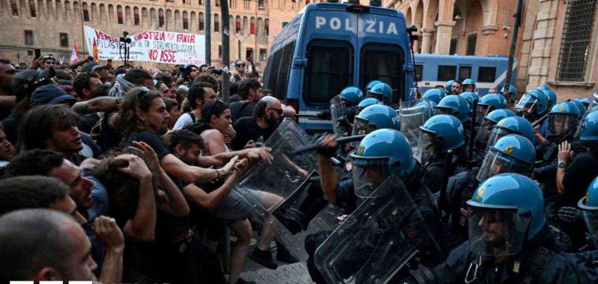 Man dies after being restrained by police in Bologna amid protests