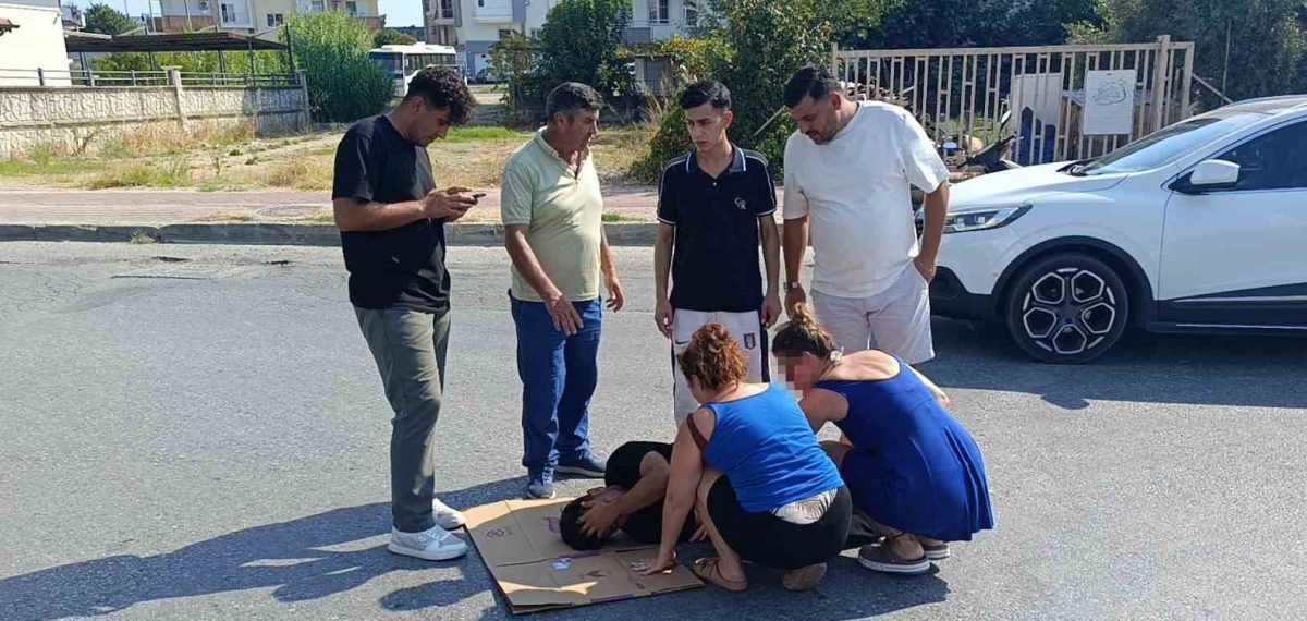Manavgat’ta otomobil ile motosiklet çarpıştı; sürücü hastaneye kaldırıldı