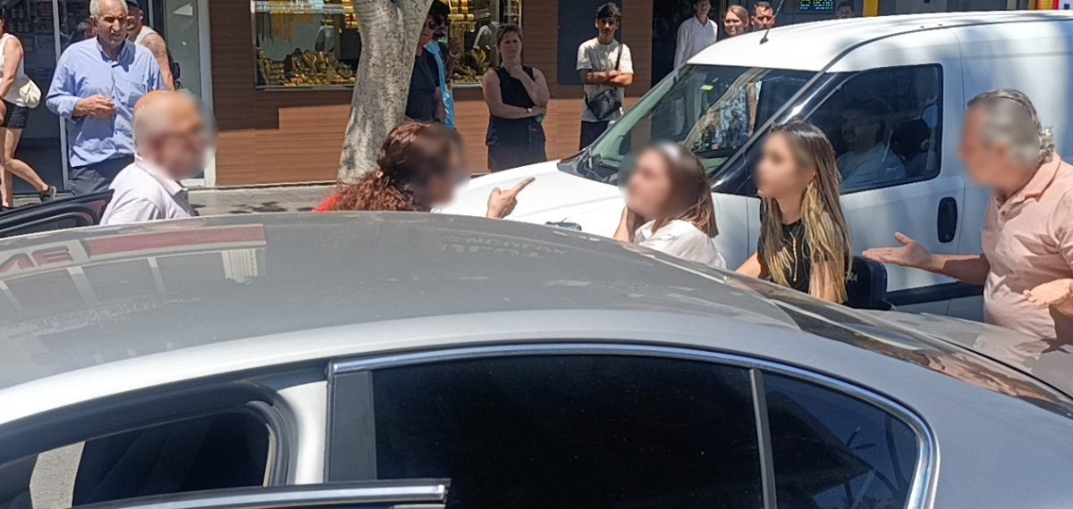 Manavgat’ta yaya geçidinde duran araca arkadan çarpma sonrası tartışma yaşandı