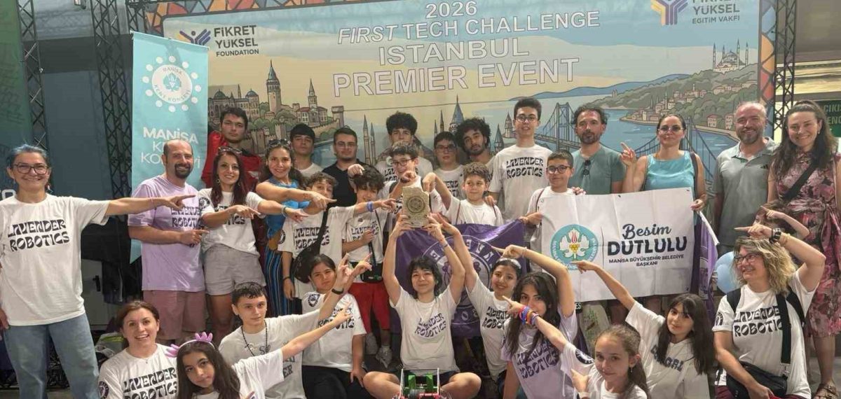 Manisa Salihli’den Lavender Robotics, İstanbul’da FTC Premier Rumeli Division Finalist Award kazandı