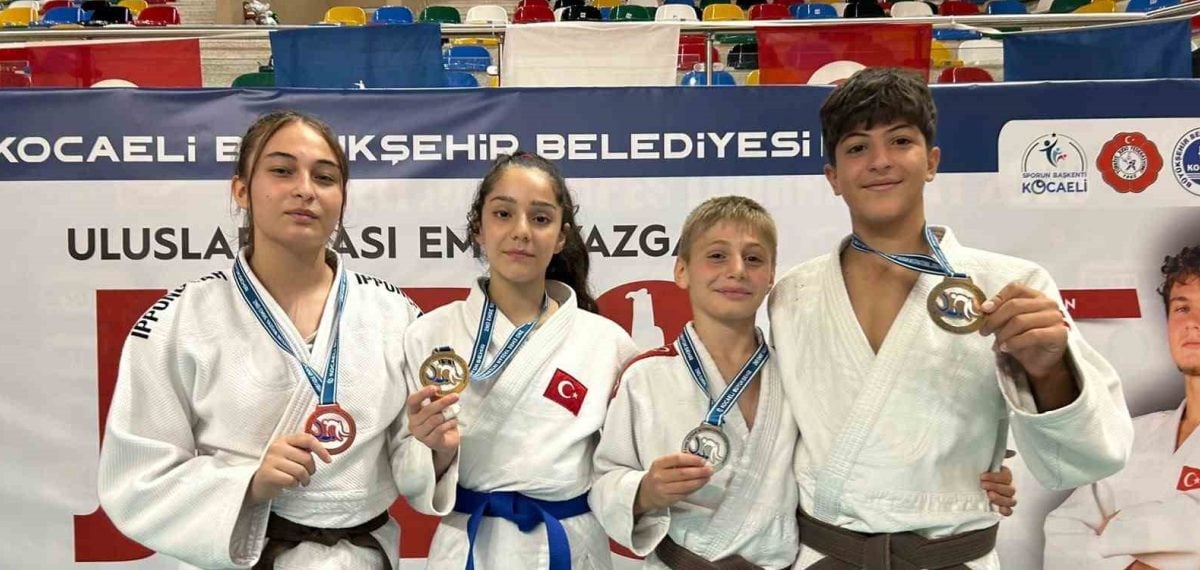 Manisalı judocular Kocaeli’de 9 madalya kazandı, 3 altınla döndü