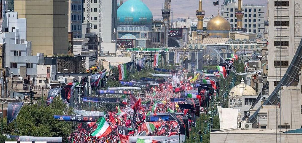 Massive crowds gather in Mashhad as Iran buries Supreme Leader Ali Khamenei amid regional strikes