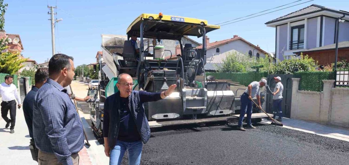Meram’da yaz çalışması hızlandı: yeni cadde ve sokaklar açılıyor